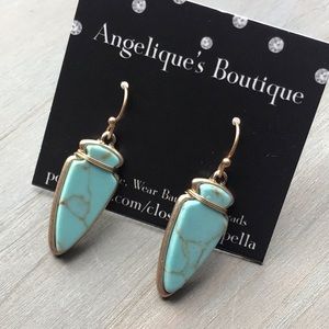 3/$20 Wire Wrapped Arrowhead Earrings